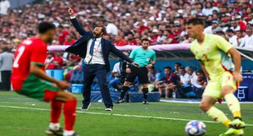 السكتيوي: مباراة منتخب مصر ستكون صعبة.. ونريد العودة للمغرب بالميدالية البرونزية